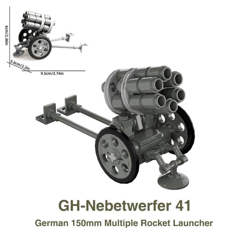WW2 88mm Flak Geschütz Kanone Raketenartillerie Militär Armee Krieg Waffe Soldat MOC Playmobil Modell Baustein Kinder Kind Spielzeug von Joom DACH