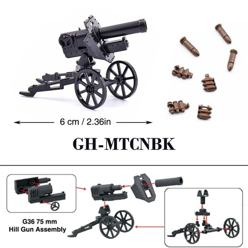 WW2 88mm Flak Geschütz Kanone Raketenartillerie Militär Armee Krieg Waffe Soldat MOC Playmobil Modell Baustein Kinder Kind Spielzeug von Joom DACH