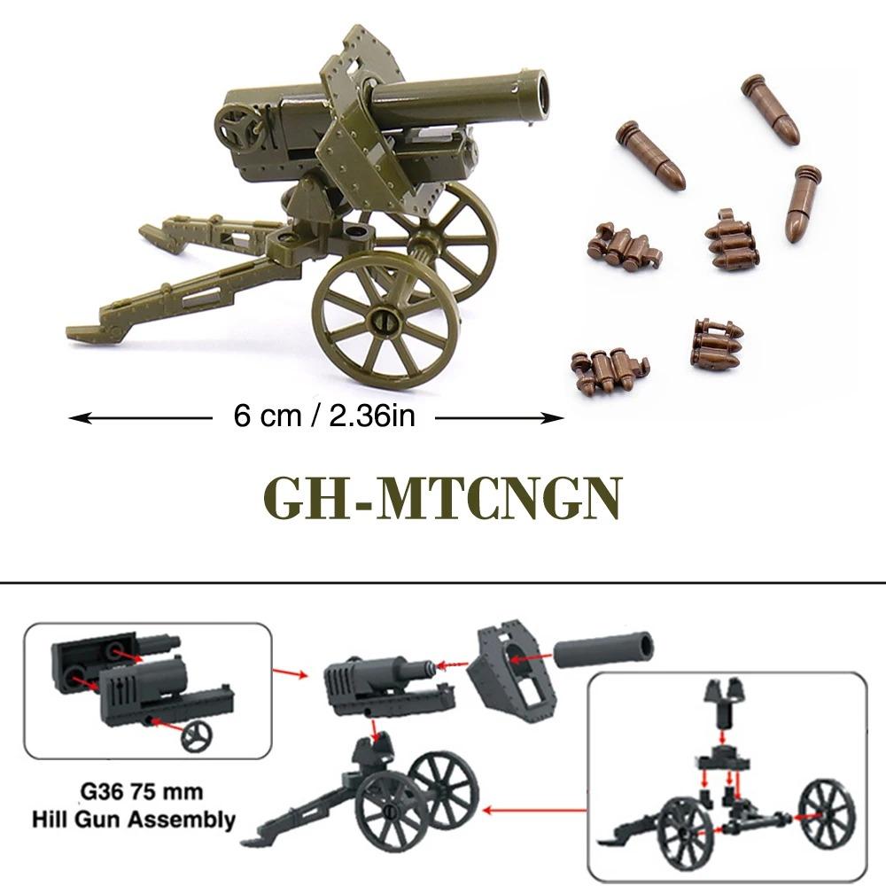 WW2 88mm Flak Geschütz Kanone Raketenartillerie Militär Armee Krieg Waffe Soldat MOC Playmobil Modell Baustein Kinder Kind Spielzeug von Joom DACH