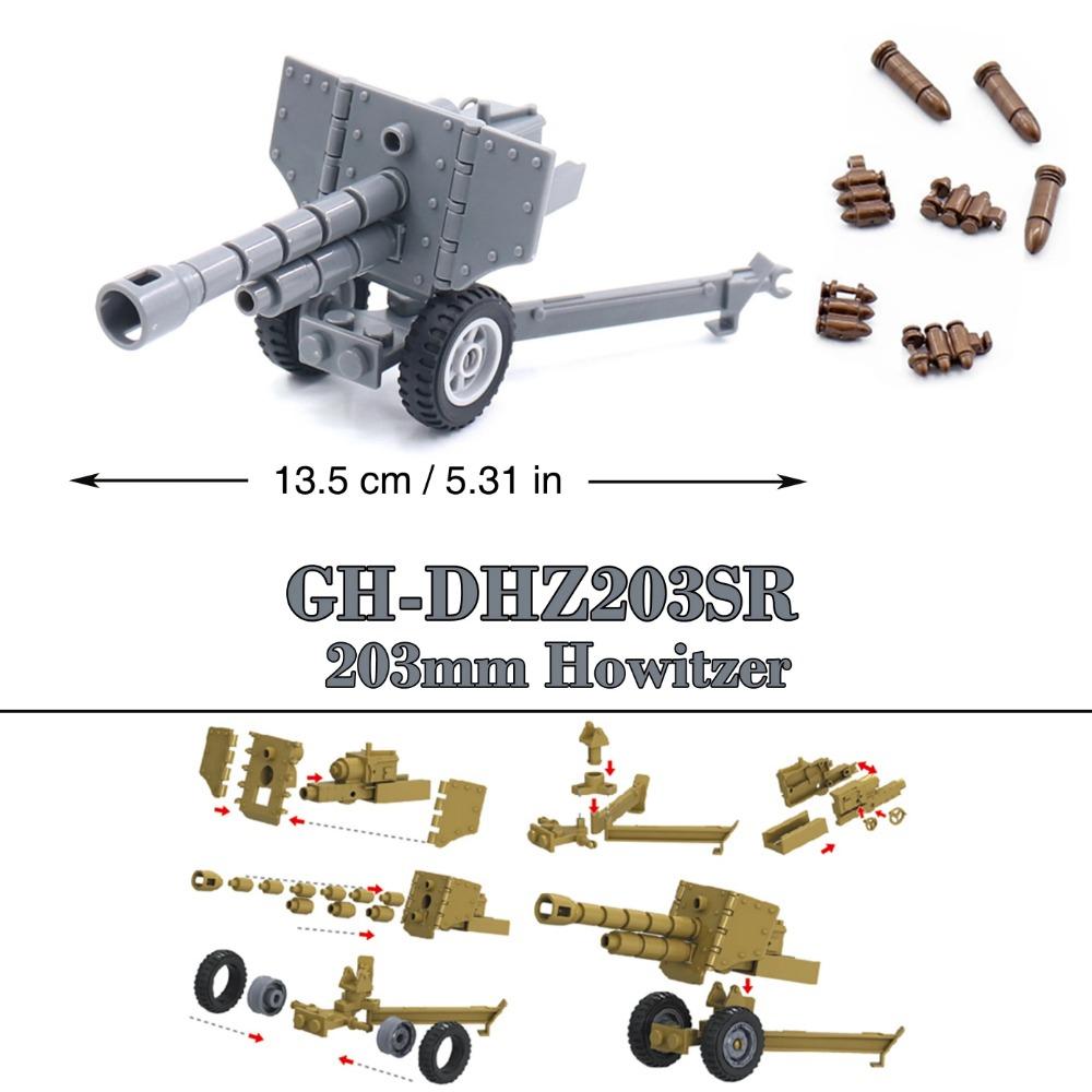 WW2 88mm Flak Geschütz Kanone Raketenartillerie Militär Armee Krieg Waffe Soldat MOC Playmobil Modell Baustein Kinder Kind Spielzeug von Joom DACH