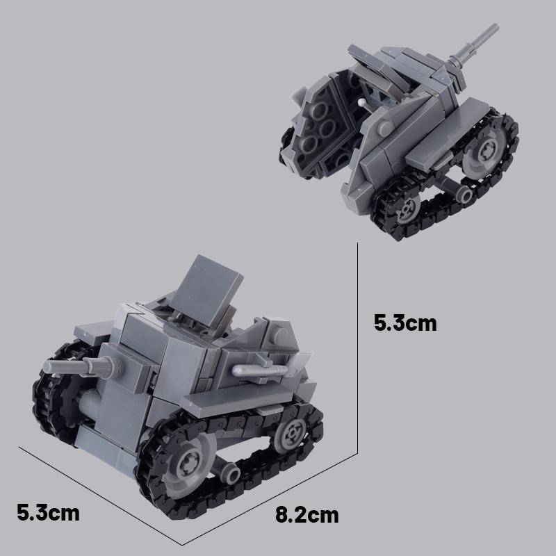 WW2 Militärfahrzeug-Bausteine Kanone Angriff Panzerfahrzeug Kampfpanzer Auto LKW Armee Waffe Lernspielzeug für Kinder von Joom DACH