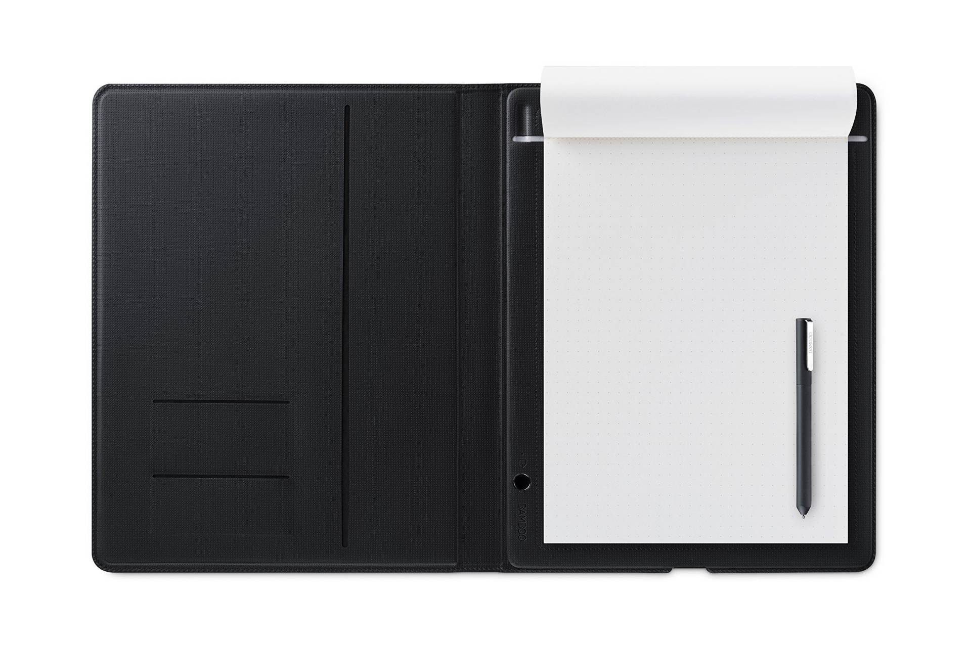 Wacom Bamboo Folio L Kompatibel mit Smartpad im A4-Format Dunkelgrau Notizen und Skizzen mit einem Kugelschreiber auf Papier schreiben und digitalisieren Kompatibel dunkelgraue von Joom DACH