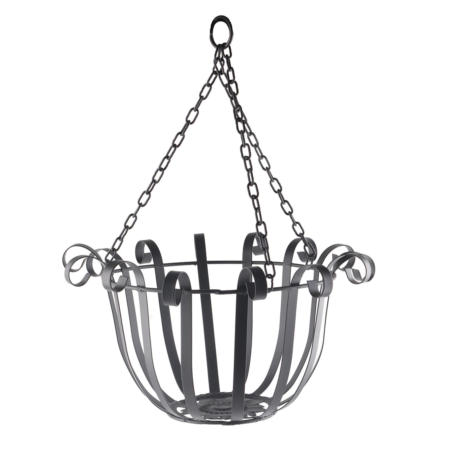 Wandbehang Eisen Hängekorb Blumenkorb Wanddekoration Hängender Blumentopfständer von Joom DACH