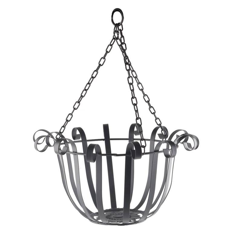 Wandbehang Eisen Hängekorb Blumenkorb Wanddekoration Hängender Blumentopfständer von Joom DACH