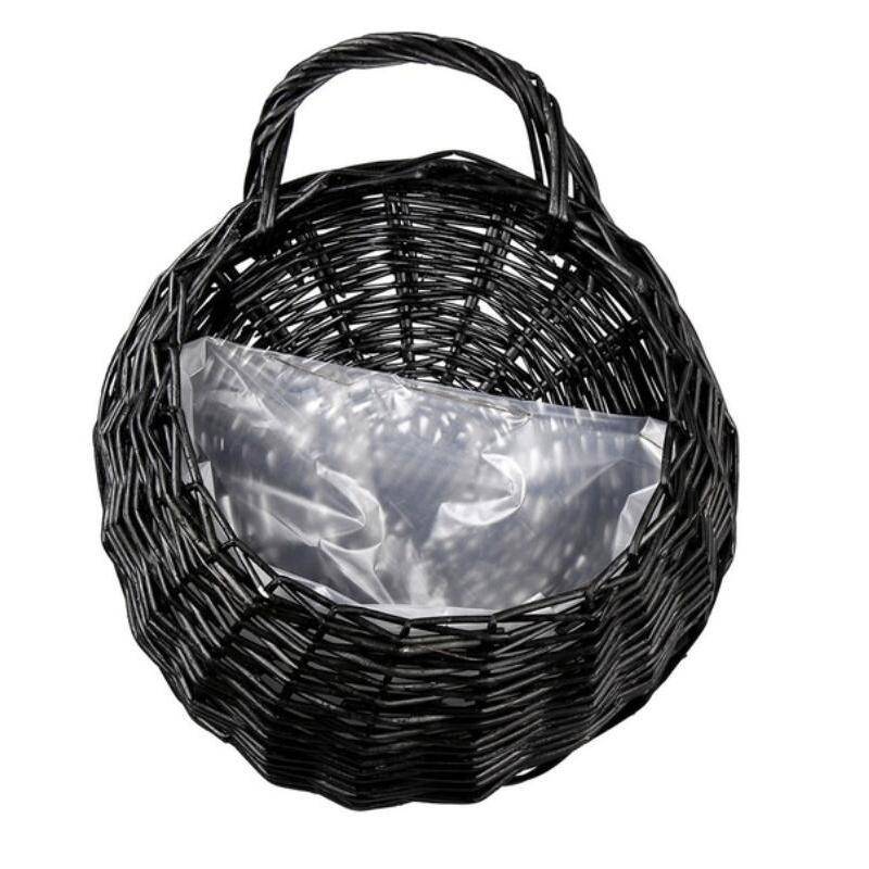 Wandbehang Pflanzer Pflanze Blumentopf handgemachte Wicker Rattan Korb Home Decor S schwarz von Joom DACH