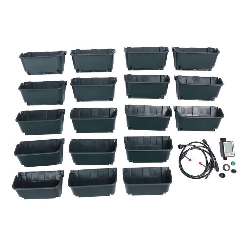 Wandbehang Selbstbewässernder Pflanztopf Vertikaler Garten Wandmontierter Pflanztopfhalter Dekor für Zuhause von Joom DACH