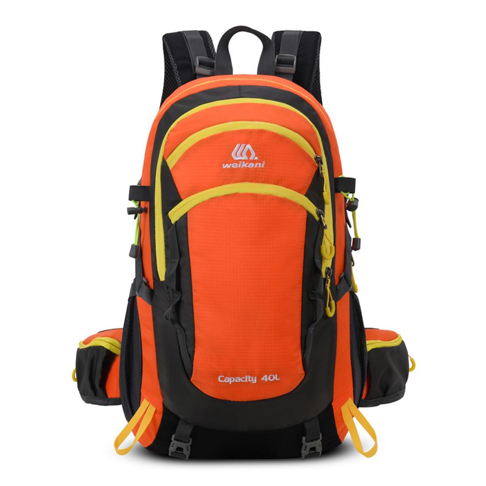 Wanderrucksack, 40 l, wasserdicht, für Outdoor-Reisen, Tagesrucksack, Camping-Rucksack für Damen und Herren orange von Joom DACH