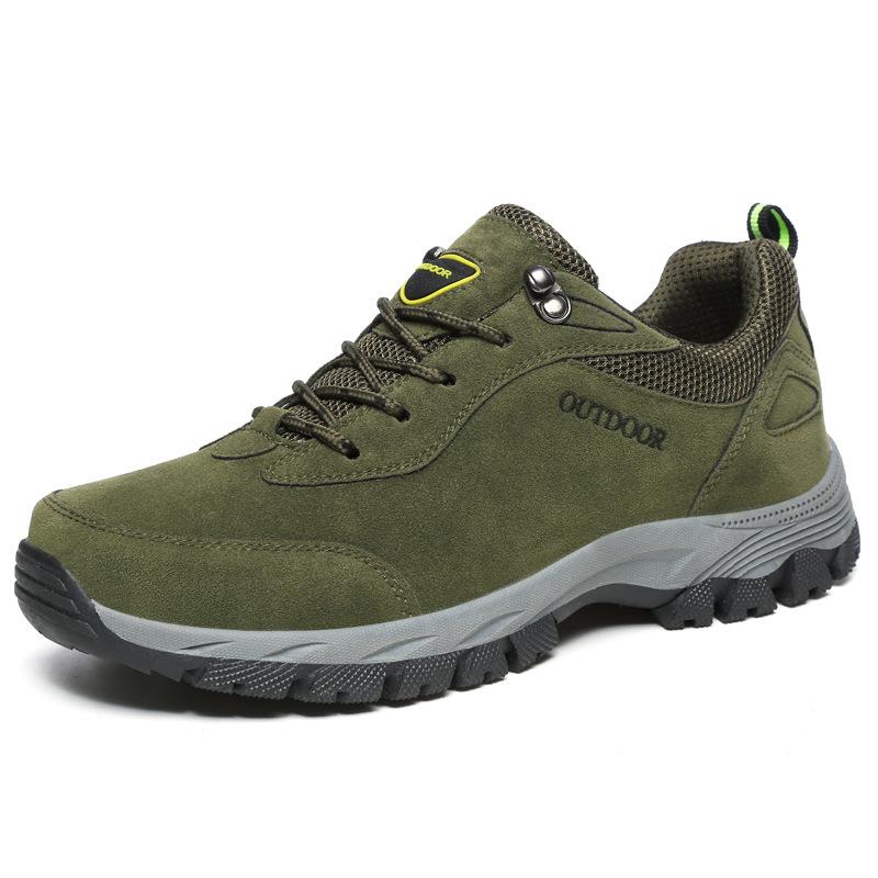 Wanderschuhe Herbst und Winter Übergröße Herren Outdoor Freizeit Bergsteigerschuhe Mode Outdoor Sport Reiseschuhe Wanderstiefel 48 armee grüne von Joom DACH