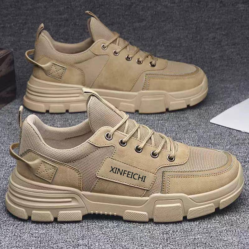 Wanderschuhe Herren Sport Freizeitschuhe Superleichte Arbeitsschutzschuhe Sommer Deodorant Arbeitsschuhe 44 khaki von Joom DACH