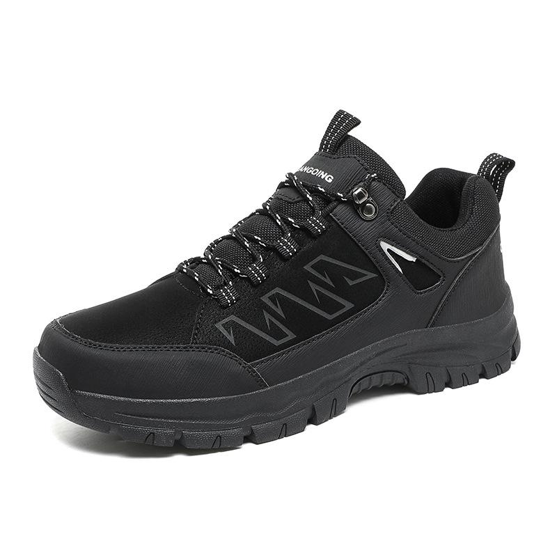 Wanderschuhe Herren Übergröße Herren Outdoor Freizeit Sneaker Mode Reise Wanderschuhe Wanderstiefel 48 schwarz von Joom DACH