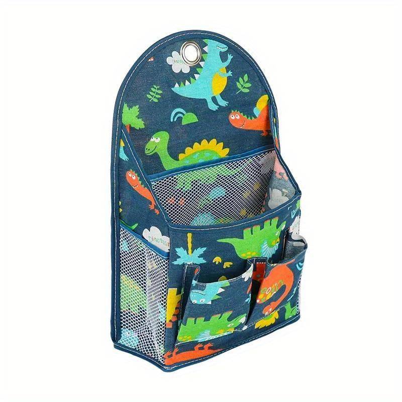 Wandmontierte Hängeaufbewahrungstasche Buch Zeitschriftenhalter Aufbewahrungstaschen Baumwolle Leinen Feuchtigkeitsbeständig Krimskrams Hängende Tasche Hinter der Tür dinosaur von Joom DACH