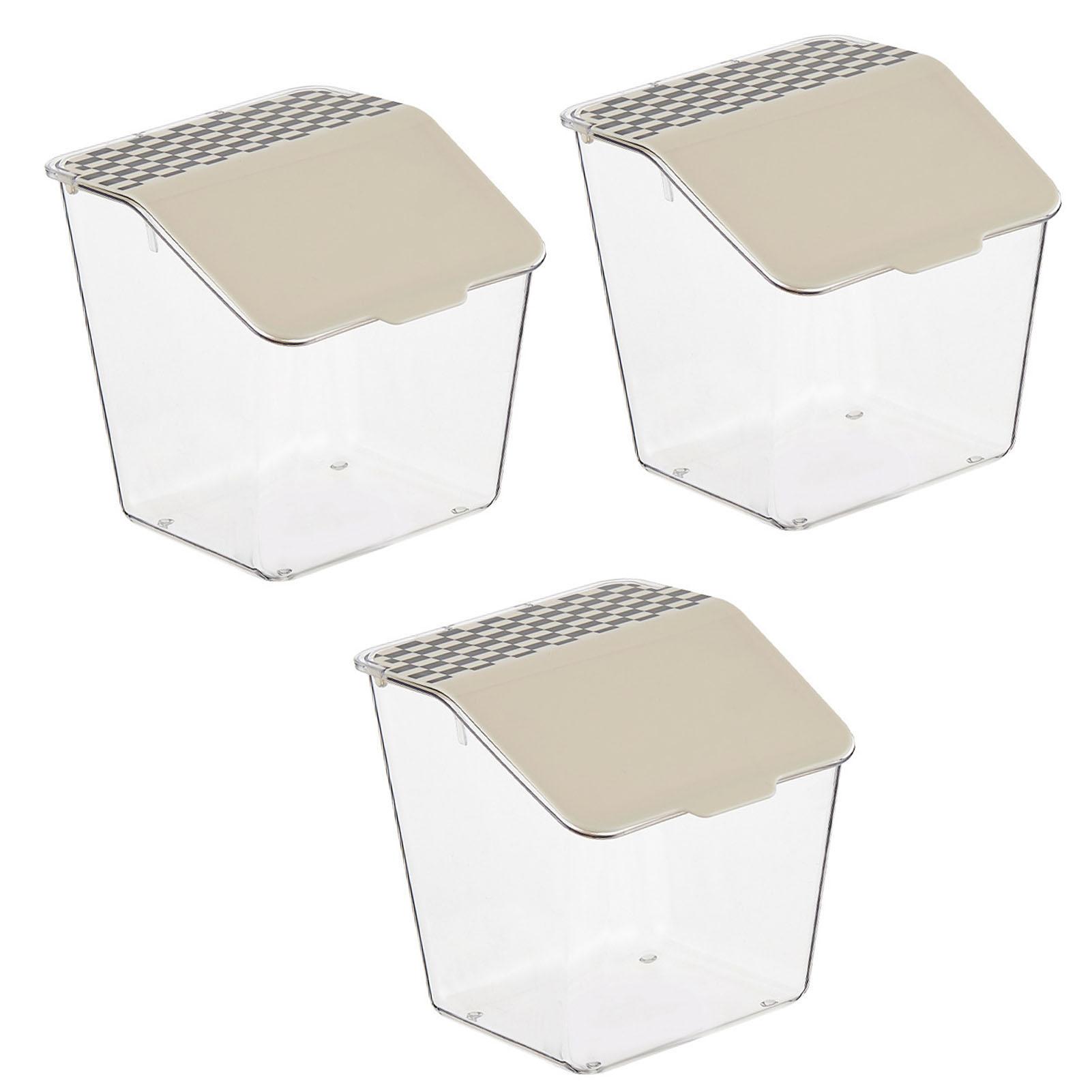 Wandmontierter Knoblauchbehälter Aufbewahrung Stilvoller Transparenter Lebensmittel-Knoblauchbehälter für Zwiebel Küche von Joom DACH