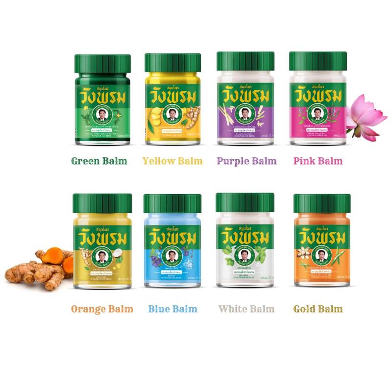 Wang Prom Herbal Thai Balm Discovery Set: 8 Gläser à 50 g | Aromatherapie | Anti-Schmerz und Entspannung von Joom DACH