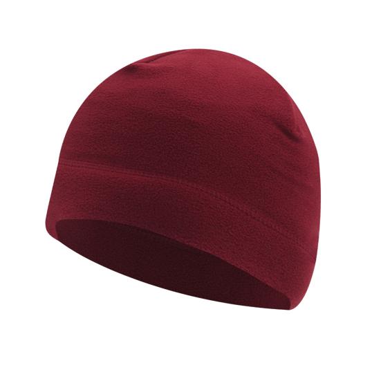 Warme Beanie-Mütze für Männer und Frauen mit Bündchen, dicke Fleece-Wintermütze, elastische Totenkopfkappe für den Winter, Laufen im Freien, Reiten, Skifahren von Joom DACH