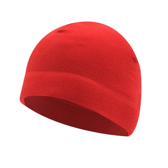 Warme Beanie-Mütze für Männer und Frauen mit Bündchen, dicke Fleece-Wintermütze, elastische Totenkopfkappe für den Winter, Laufen im Freien, Reiten, Skifahren von Joom DACH