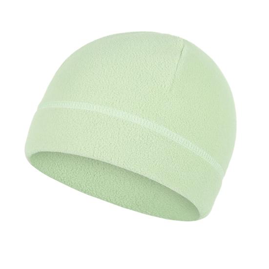 Warme Beanie-Mütze für Männer und Frauen mit Bündchen, dicke Fleece-Wintermütze, elastische Totenkopfmütze grün von Joom DACH