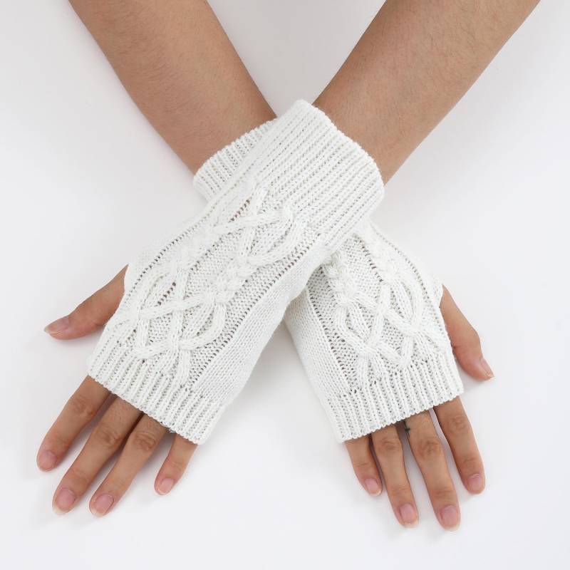 Warme Damen Lange Fingerlose Handschuhe Herbst Winter Fäustlinge Wolle Gestrickt Warme Arm Handgelenk Ärmel Dünne Lässige Weiche Fingerlose Handschuhe weiß Warme Damen Lange Fingerlose Handschuhe Herbst Winter Fäustlinge Wolle Gestrickt Warme Arm Handgelenk Ärmel Dünne Lässige Weiche Fingerlose Handschuhe weiß von Joom DACH