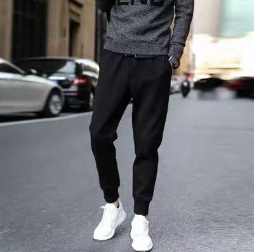 Warme Fleece-Jogginghose für Herren – Slim Fit, dick, lässig, gerades Bein für Herbst und Winter 2XL [130-145 lbs] von Joom DACH