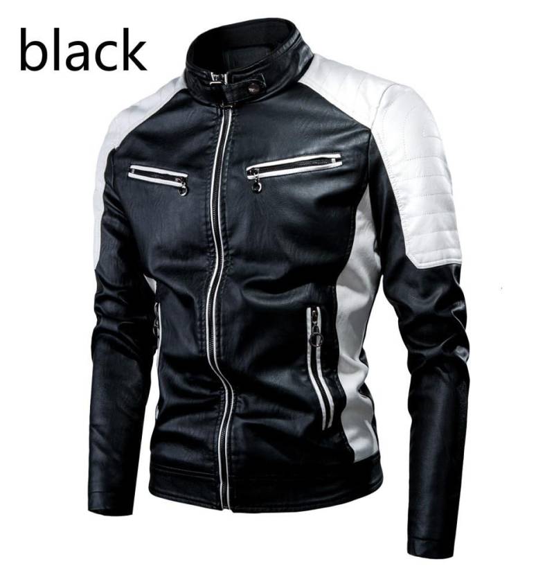 Warme Lederjacke Jacke Herren Tops Herren Casual Motorrad Nähte Wolle Lederjacke Herrenmode Lokomotive Retro XL schwarz Warme Lederjacke Jacke Herren Tops Herren Casual Motorrad Nähte Wolle Lederjacke Herrenmode Lokomotive Retro XL schwarz von Joom DACH
