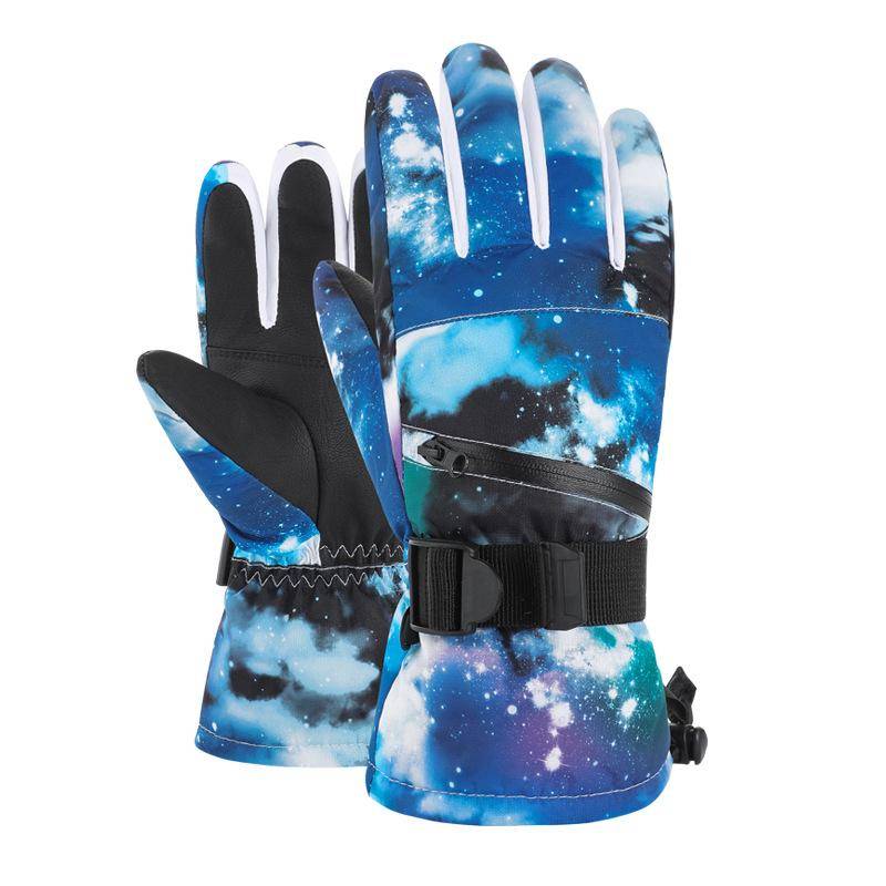 Warme Skihandschuhe Winter Thermo-Snowboardhandschuhe Herren Damen wasserdichte Handschuhe Anti-Rutsch-Touchscreen-Skihandschuhe XL von Joom DACH