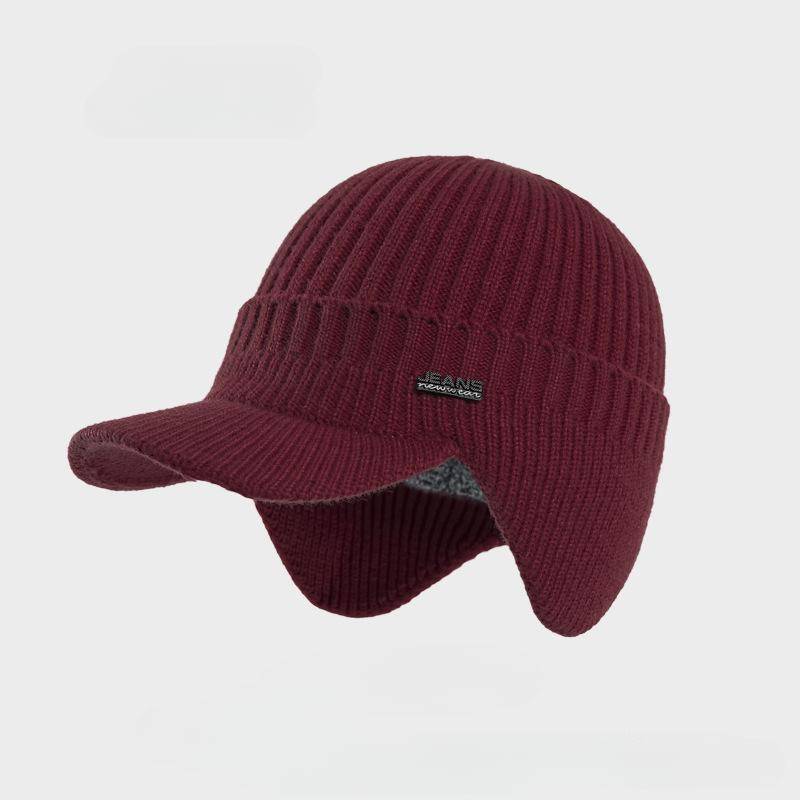 Warme Unisex-Wintermützen, stilvolle, weiche Beanie-Mütze mit Pelzfutter und dicken Winter-Strickmützen für Männer und Frauen 1 pc von Joom DACH