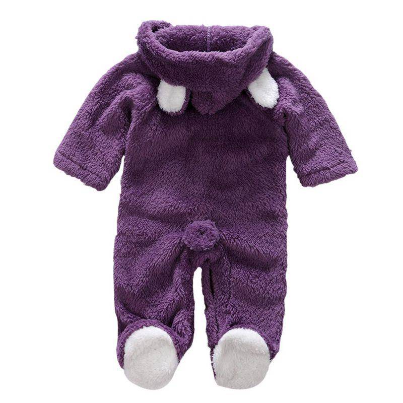 Warmer Strampler aus Korallenfleece für Babys, für Jungen und Mädchen 6-9m violett Warmer Strampler aus Korallenfleece für Babys, für Jungen und Mädchen 6-9m violett von Joom DACH