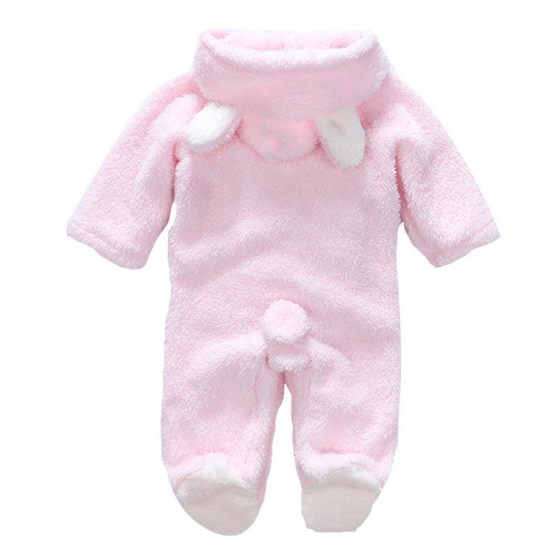 Warmer Strampler aus Korallenfleece für Babys, für Jungen und Mädchen 6-9m rosa Warmer Strampler aus Korallenfleece für Babys, für Jungen und Mädchen 6-9m rosa von Joom DACH