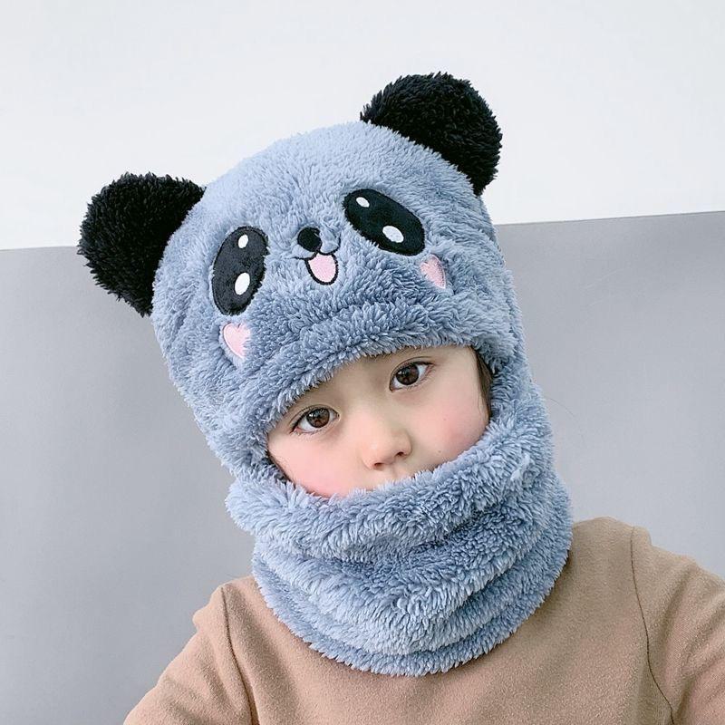 Warmer Winter Kinder All-in-One Hut & Schal: Winddichte Gesichtsbedeckung mit Ohrenschutz für Jungen & Mädchen S (suitable for 2-5 years old) von Joom DACH