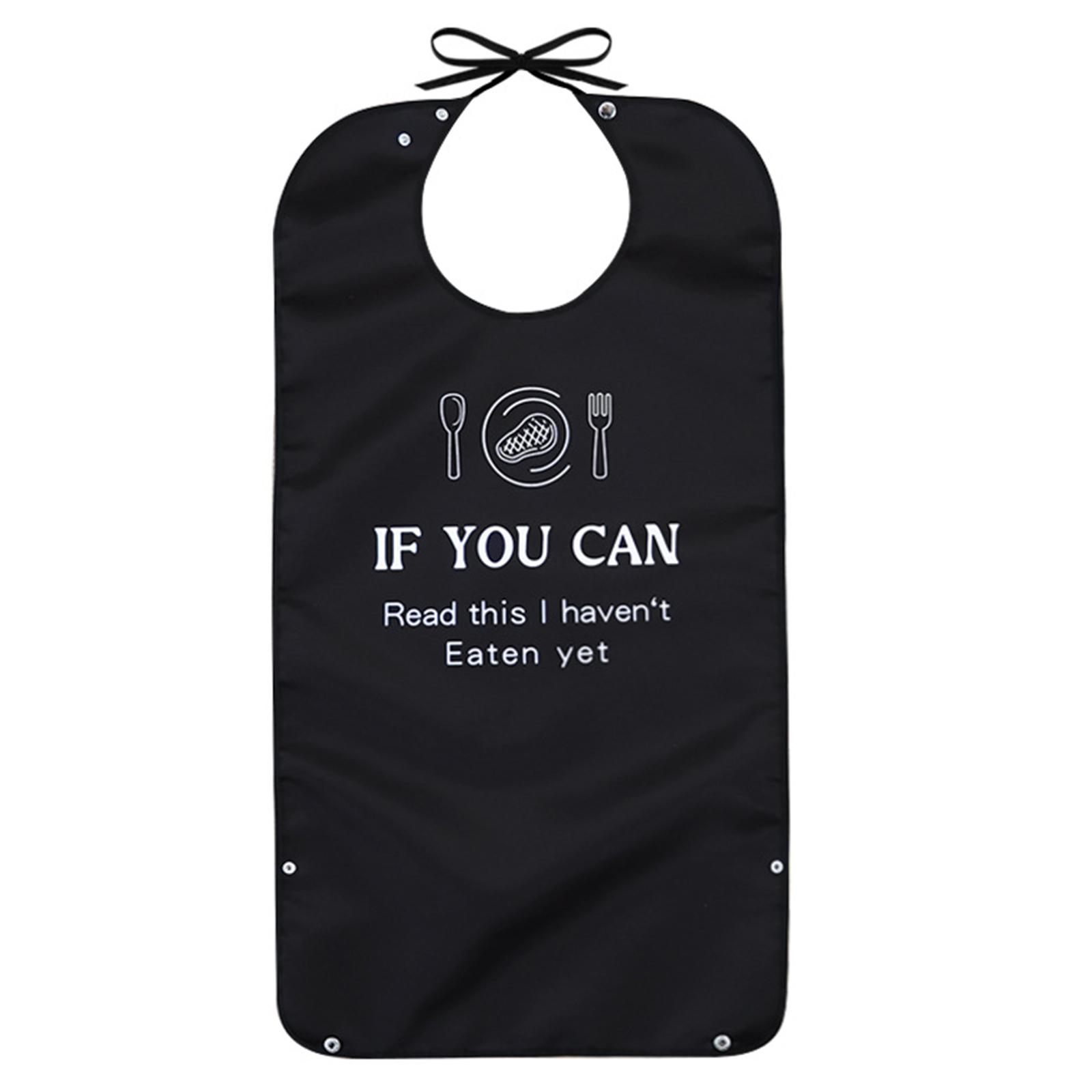 Waschbare Lätzchen für Erwachsene, wiederverwendbare Esslätzchen, wasserdichte Lätzchen, Kleidungsschutzlätzchen für Unisex, ältere und behinderte Menschen A03 von Joom DACH