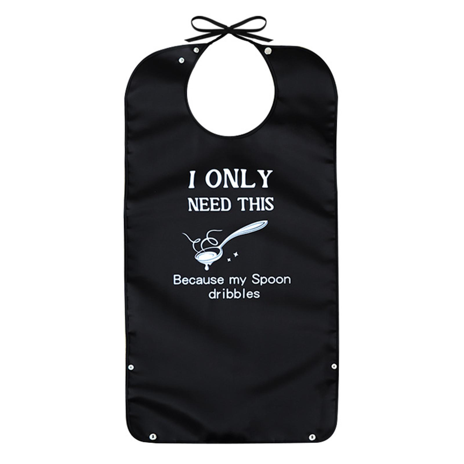 Waschbare Lätzchen für Erwachsene, wiederverwendbare Esslätzchen, wasserdichte Lätzchen, Kleidungsschutzlätzchen für Unisex, ältere und behinderte Menschen C01 von Joom DACH