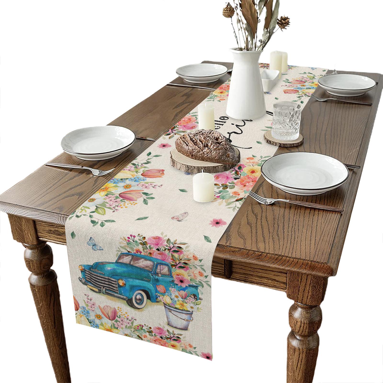 Waschbare Serviette Tischläufer Tischdecke von Joom DACH