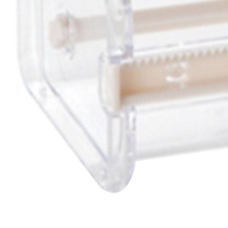 Washi Tape Abroller Cutter Transparent 2 Gezahnte Leisten ABS-Kunststoff Stapelbarer Klebebandhalter Abroller beige von Joom DACH