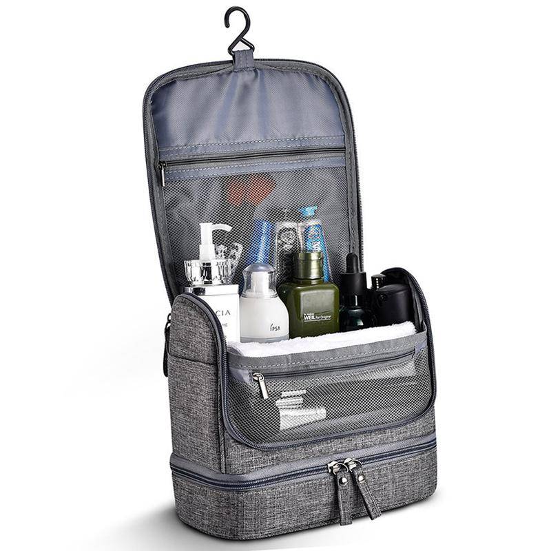 Wasserdicht Männer Hängen Make-Up Tasche Oxford Reise Veranstalter Kosmetik Tasche Für Frauen Notwendigkeiten Make-Up Fall Waschen Kulturbeutel rot von Joom DACH