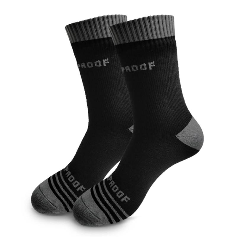 Wasserdichte, atmungsaktive Socken für Herren und Damen, Outdoor-Sport, Wandern, Skifahren, Trekking M grau von Joom DACH