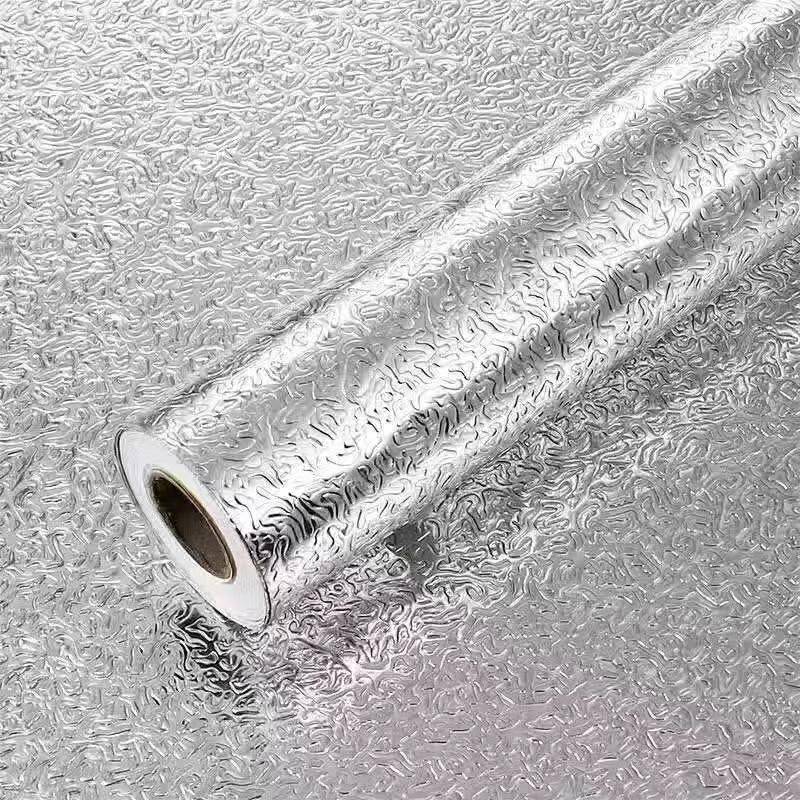 Wasserdichte, öl-, feuer-, hitze- und feuchtigkeitsbeständige, selbstklebende Aufkleber aus Alufolie für Küchenschränke und Herde, verdickt und schimmelresistent. 40cm Width x 1m Length Wasserdichte, öl-, feuer-, hitze- und feuchtigkeitsbeständige, selbstklebende Aufkleber aus Alufolie für Küchenschränke und Herde, verdickt und schimmelresistent. 40cm Width x 1m Length von Joom DACH