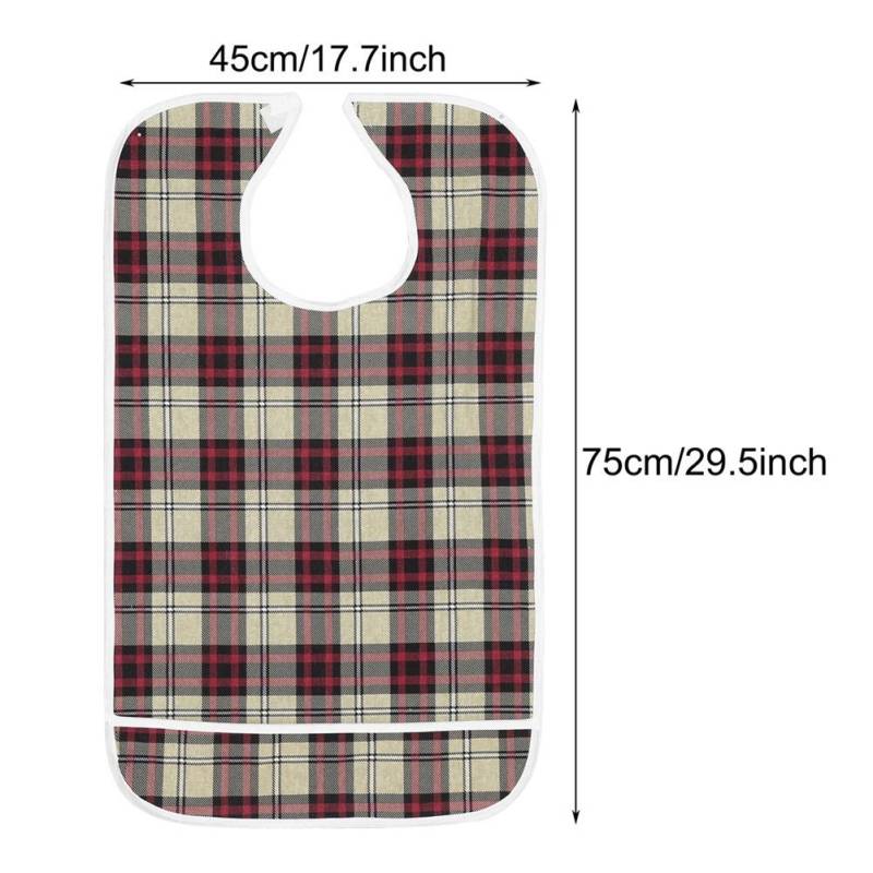 Wasserdichte Erwachsenen-Lätzchen für Senioren, waschbar mit Tasche, Esshilfe, Kleidungsschutz khaki Wasserdichte Erwachsenen-Lätzchen für Senioren, waschbar mit Tasche, Esshilfe, Kleidungsschutz khaki von Joom DACH