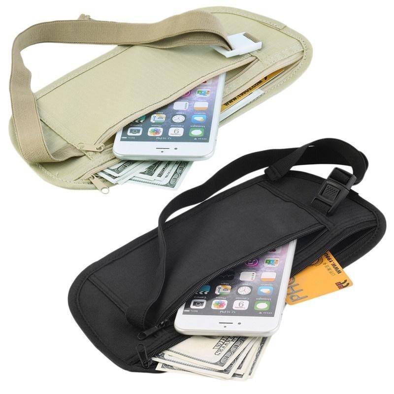Wasserdichte Fanny Pack Taille Tasche Männer Laufen Frauen Tasche Gürtel Zipper Geld Tasche Tasche Reise Handy schwarz von Joom DACH