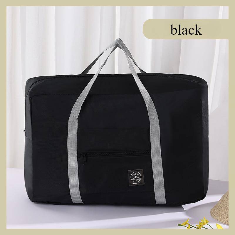 Wasserdichte Gepäckaufbewahrungstaschen, Koffer, Reisetasche, Handtasche, große Reisetasche, Organizer-Tasche schwarz von Joom DACH