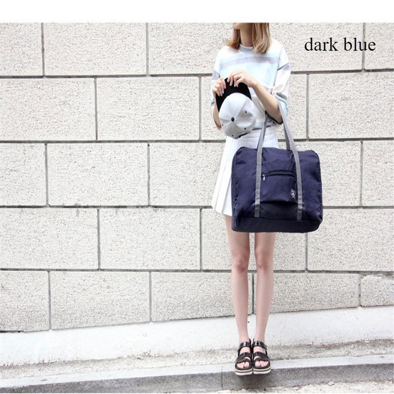 Wasserdichte Gepäckaufbewahrungstaschen, Koffer, Reisetasche, Handtasche, große Reisetasche, Organizer-Tasche dunkelblaue von Joom DACH