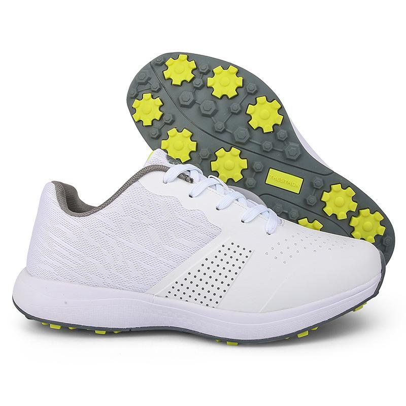 Wasserdichte Golfschuhe für Herren, Wanderschuhe, Trainingsschuhe, Sportschuhe ohne Spikes, rutschfest, für den Außenbereich, sportlicher Golf-Caddy, Größe 39–48 39 von Joom DACH