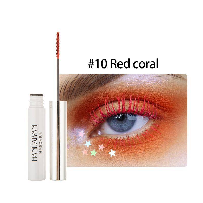 Wasserdichte Wimpern Curling Verlängerung Make-up Blau Grün Rot Schwarz Weiß Flüssige Wimpernverlängerung Farbe Mascara von Joom DACH