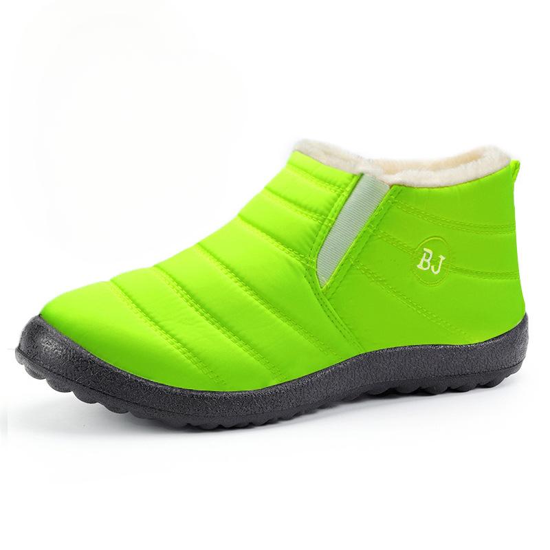 Wasserdichte Winterstiefel für Damen und Herren Schneestiefel Stiefeletten Warme Partnerschuhe 44 grün von Joom DACH