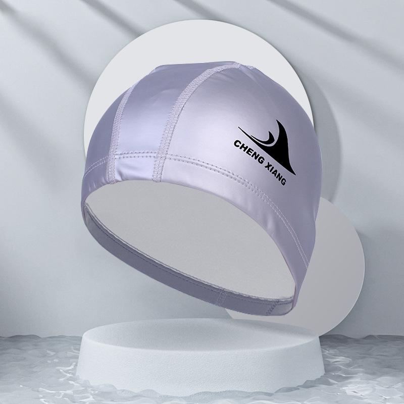 Wasserdichter Stoff schützt die Ohren, lange Haare, Sport-Schwimmbeckenhut, Hai, hohe Elastizität, flexibel, langlebig, Badekappe für Männer und Frauen von Joom DACH