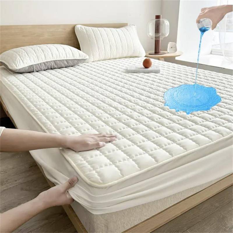 Wasserdichtes Spannbettlaken und Inkontinenz-Matratzenschoner 180x200 cm von Joom DACH