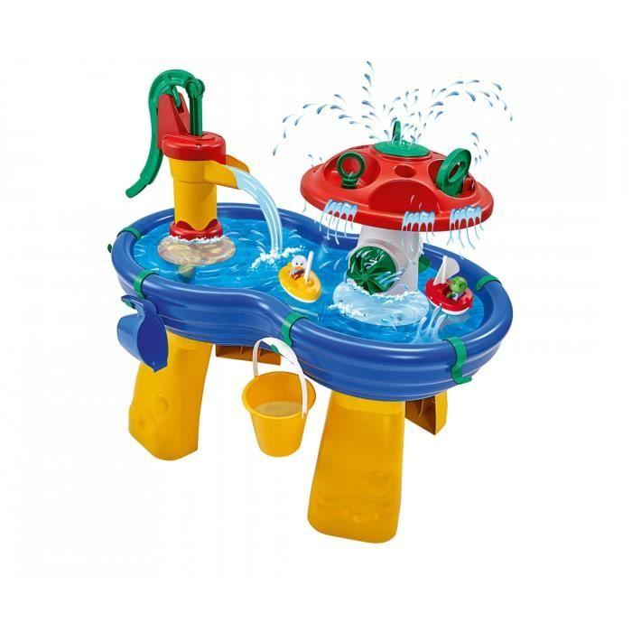 Wassertisch für Kinder - Aquaplay - Sprühpilz - 2 Boote und 2 Spielfiguren enthalten von Joom DACH