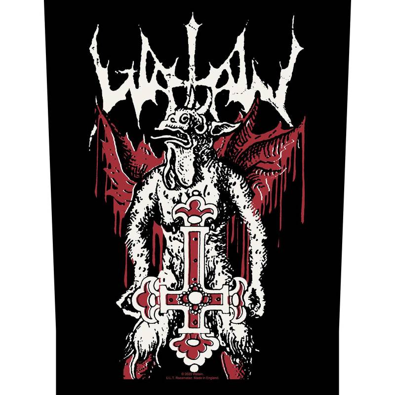 Watain Inverted Cross Patch One Size schwarz/weiß von Joom DACH