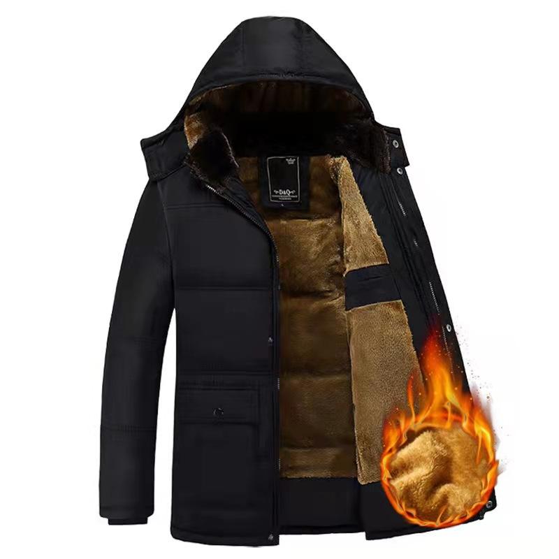 Wattierte Jacke Herren Baumwolljacke Ganzes Stück Plus Samt Dicke Wattierte Jacke Herren Warme Jacke Abnehmbare Kappe Große Größe XXXXL Wattierte Jacke Herren Baumwolljacke Ganzes Stück Plus Samt Dicke Wattierte Jacke Herren Warme Jacke Abnehmbare Kappe Große Größe XXXXL von Joom DACH