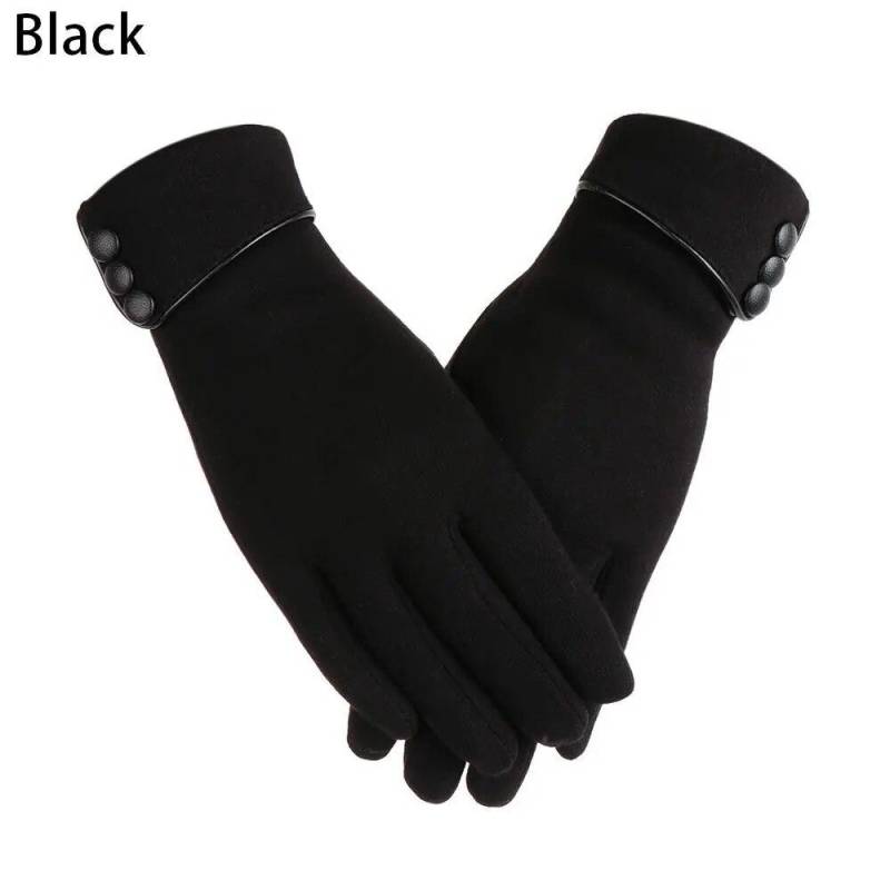 Weibliche Herbst Winter Warme Handschuhe Fleece Gefüttert Thermische Volle Finger Warme Handschuhe Frauen Baumwolle Touchscreen Handschuhe von Joom DACH