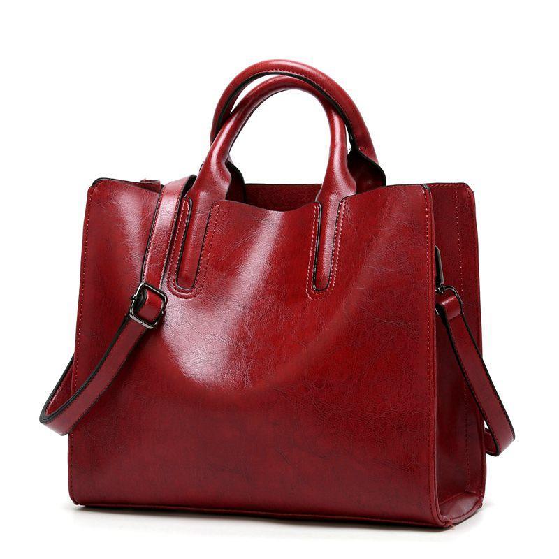 Weibliche Tasche für Frauen Luxus Handtaschen Designer Handtasche Hohe Qualität Frauen Messenger Schulter Taschen Tote bordeaux von Joom DACH
