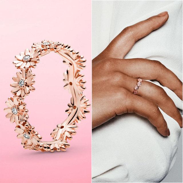 Weiblicher Ring 2022 Neu 925 Silber Funkelnde & Polierte Linien Fingerring für Frauen Hochzeit Verlobung Schmuck Geschenk Anel 9 von Joom DACH